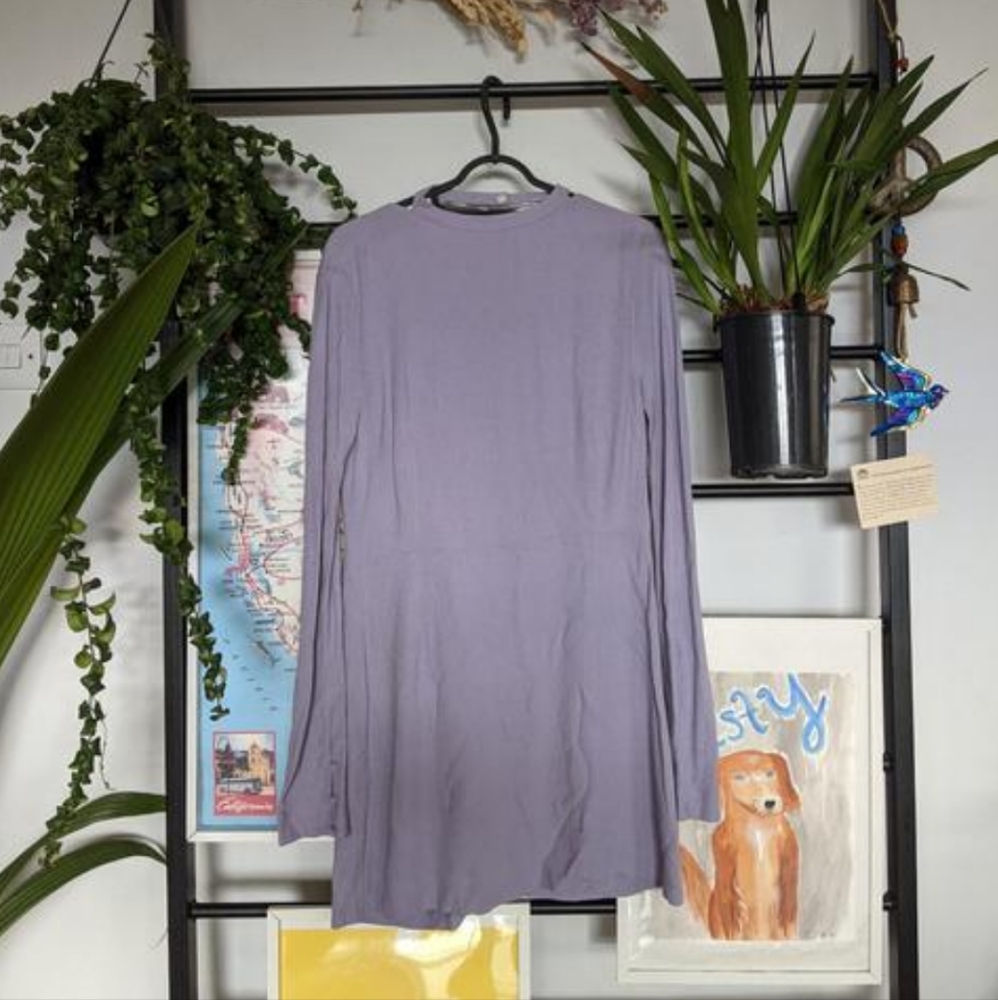 Les Héroïnes Lillac/ Lavender open back dress